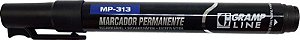 CANETA PERMANENTE MP313 PRETO - GRAMPLINE