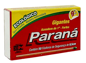 FÓSFORO GIGANTES 9,5cm PARANÁ (CX 50UN)