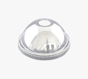 TAMPA BOLHA C/ FURO P/ COPO PET CRISTAL 590ml (TALGE) PCT C/ 50un