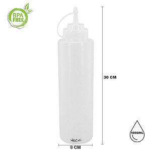 BISNAGA FLEXIVEL PROFISSIONAL 1000ML - WECK