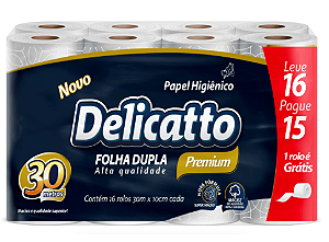 PAPEL HIG. F DUPLA PCT fardo C/ 4PCT X 16 UN (DELICATTO PREMIUM)