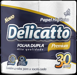 PAPEL HIG. F DUPLA PCT C/4UN (DELICATTO PREMIUM)