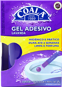 GEL ADESIVO COALA C/ APLICADOR LAVANDA (CX C/6 DISCOS GEL)