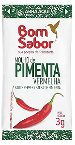MOLHO DE PIMENTA SACHE (CX C/ 200 UN X 3G) - BOM SABOR