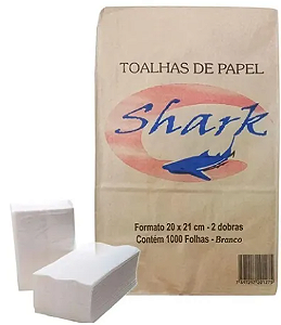 PAPEL INTERFOLHADO 2D (100% VIRGEM) 20X21 (SHARK)