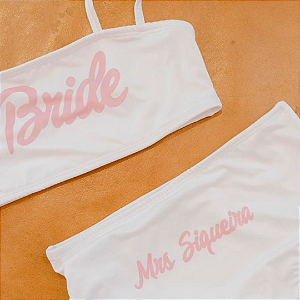 Conjunto Top e Hot Pants Personalizado
