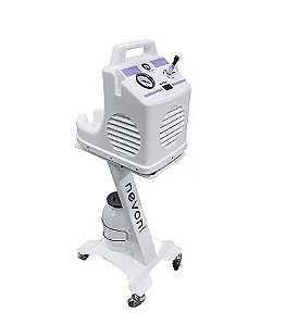 Aspirador cirúrgico modelo 1001VF-PE, a vácuo com pedestal.