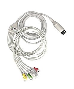 Cabo ECG 05 vias garras IEC, IMFTEC compatível com Oreum.