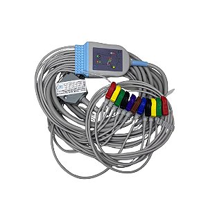 Cabo eletro Esforço ERGOPC Serial, 11 vias Micromed