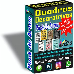 Pack 8000 Imagens para Quadros Decorativos