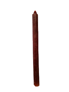 Velas palito n° 6 - 13 cm Marrom c/ 8unid