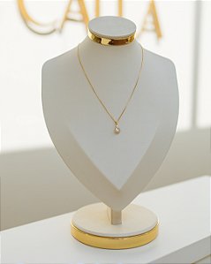 COLAR PONTO DE LUZ NO OURO