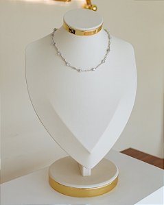 COLAR CARTIER COM PONTO DE LUZ NO RÓDIO