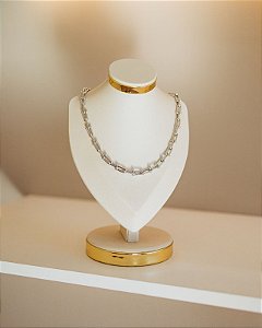 COLAR TIFFANY EM AÇO INOX