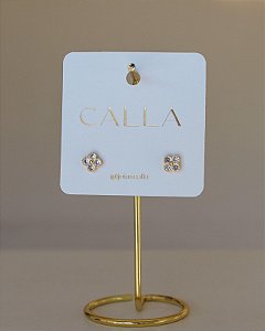 BRINCO TREVINHO CRAVEJADO NO OURO