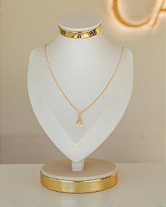 COLAR NOSSA SENHORA APARECIDA NO OURO