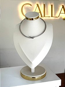 COLAR ARO FIXO PREGO NO AÇO INOX