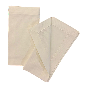 Guardanapo de tecido off white