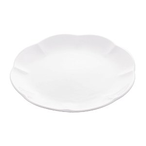 Prato sobremesa de porcelana Wave
