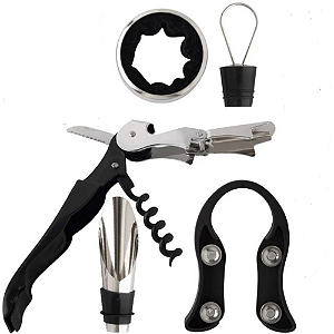 Kit vinho com 5 peças