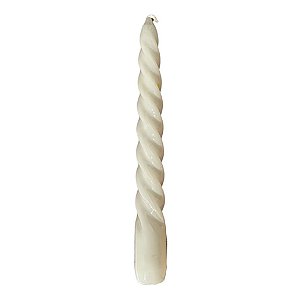 Vela espiral cor branca