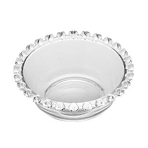 Bowl redondo cristal coração