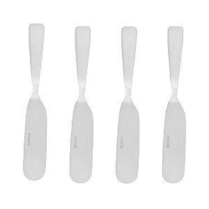 Kit com 4 espátulas inox