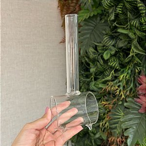 Vaso vidro 1 tubo - solitário