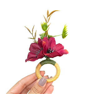 Porta-guardanapo floral Cosmos