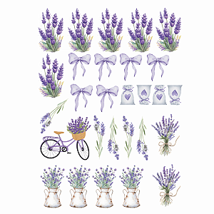 Adesivo para louças - Lavanda