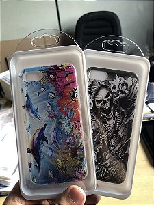 Nova Embalagem branca P/ Capa Celular 500 Unid