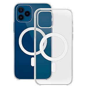 Capa Case Para iPhone 13 Capinha Magnética Transparente Lisa
