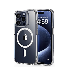 Capa Case Para iPhone 15 Pro Capinha Magnética Lisa