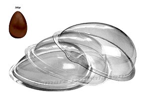 Forma Silicone Ovo De Pascoa 3 Parte P/ 500gr Com Silicone