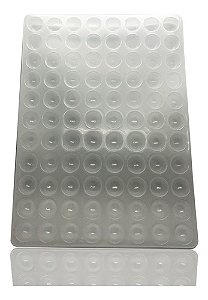 Forma Para Congelamento De Pão De Queijo 10 Gramas 16 Unid