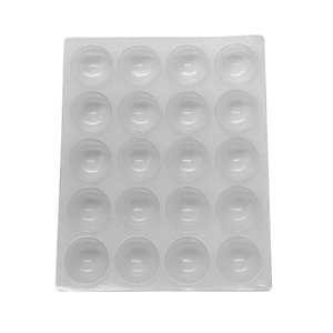 Forma Para Congelamento De Pão De Queijo 75 Gramas - 16 Unid