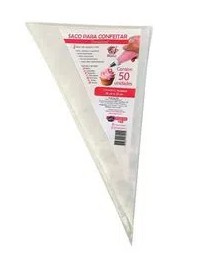 SACO P/ CONFEITAR 31X19CM BOCA PEQ C/50