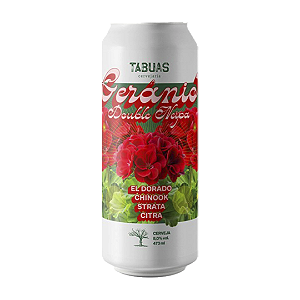 Tábuas Gerânio Double NEIPA 473ml