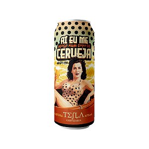 Tesla Aí Eu Me Afogo Num Copo De Cerveja NEIPA 473ml