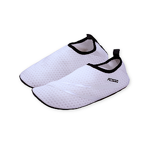 Sapatilha Sola Emborrachada para Barco e Mar - Branco 36/37