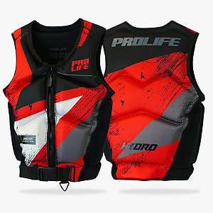 Colete Salva-vidas Classe V Homologado Hydro Citrus Prolife Red Line