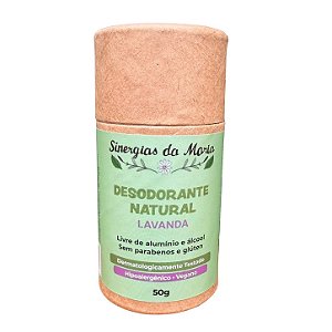 Desodorante Natural Lavanda 50 g •Criança e Adulto
