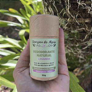 Desodorante Natural Lavanda 50 g •Criança e Adulto