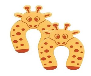 Kit Protetor Porta Trava de Segurança Bebê Girafa Art Baby - 2 unidades