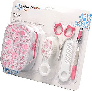 Kit Higiene de Bebe Rosa - Multikids Baby