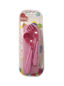 Kit Talheres e Protetor Classic Milla-rosa