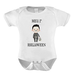 Body Meu Primeiro Halloween - Esqueleto