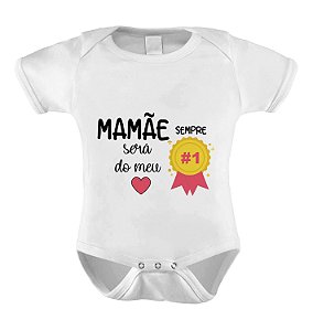 Body Divertido ou Camisetinha Mamãe Nº1 - Menina