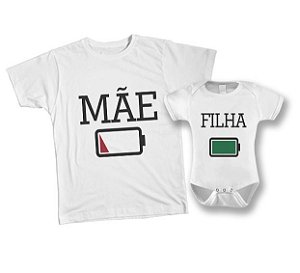 Kit camiseta e Body Tal Mãe, Tal Filha - Bateria