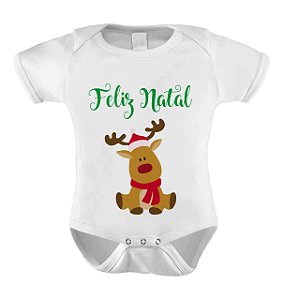 Body ou Camiseta Divertido de Natal - Feliz natal Rena